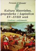 Kultura materialna gospodarka i kapitalizm XV - XVIII wieku Struktury codzienności
