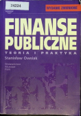 Finanse publiczne Teoria i praktyka
