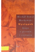 Występek Eseje o pisaniu i czytaniu