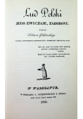 Lud Polski jego zwyczaje zabobony