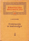 O mierzeniu w matematyce