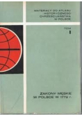 Zakony męskie w Polsce w 1772 r.