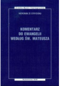 Komentarz do Ewangelii według Św. Mateusza