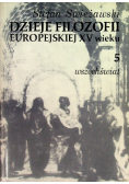 Dzieje Filozofii Europejskiej XV wieku Tom 5