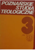 Poznańskie studia teologiczne Tom 3