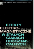 Efekty elektromagnetyczne w stałych ciałach odkształcalnych