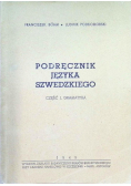 Podręcznik języka szwedzkiego część I gramatyka 1949 r.