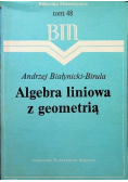Algebra liniowa z geometrią