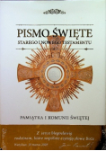 Pismo Święte Starego i Nowego Testamentu Pamiątka I Komunii Świętej