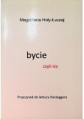 Bycie czyli nic