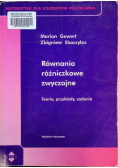 Równania różniczkowe zwyczajne