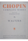 Chopin complete works IX waltzes