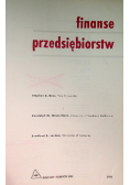 Finanse przedsiębiorstw