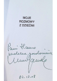 Moje rozmowy z dziećmi  autograf autora