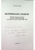 Najtrudniejsze egzaminy