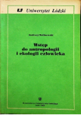 Wstęp do antropologii i ekologii człowieka