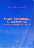 Praca dyplomowa w pedagogice