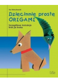 Dziecinne proste origami