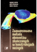 Zaawansowana metoda elementów skończonych w konstrukcjach nośnych