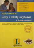 Listy i teksty użytkowe z tlumaczeniami