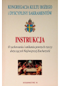 Instrukcja O zachowaniu i unikaniu pewnych rzeczy dotyczących Najświętszej Eucharystii