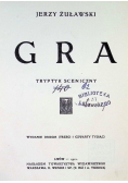 Gra tryptyk sceniczny, 1912 r.