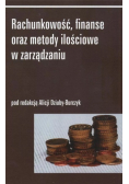 Rachunkowość  finanse oraz metody ilościowe w zarządzaniu