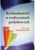 Rachunkowość w rozliczeniach podatkowych