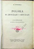 Polska w zwyczaju i obyczaju 1928 r.