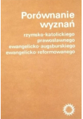 Porównanie wyznań rzymsko katolickiego prawosławnego ewangelicko - augsburskiego ewangelicko - ewformowanego
