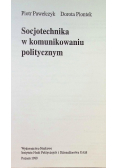 Socjotechnika w komunikowaniu politycznym