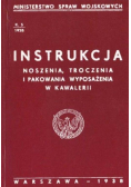 Instrukcja noszenia troczenia i pakowania wyposażenia w kawalerii
