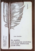 Ze studiów nad dramatem jezuickim wczesnego Oświecenia ( 1746 - 1765 )