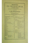 Przewodnik po Warszawie, reprint z 1857 r.