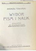 Towiański Wybór Pism i Nauk 1922 r