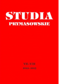 Studia prymasowskie Tom VII - VIII 2022 - 2023