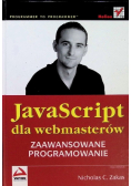 JavaScript dla webmasterów zaawansowane programowanie