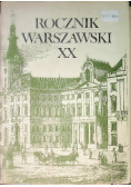 Rocznik warszawski XX