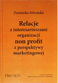 Relacje z interesariuszami organizacji non profit z perspektywy marketingowej