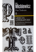 Pan Tadeusz Lekcja Literatury