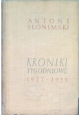 Kroniki tygodniowe 1927-1939