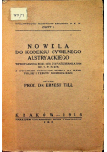 Nowela do kodeksu cywilnego austryackiego 1915 r.