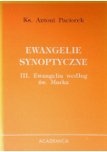 Ewangelie synoptyczne Tom III