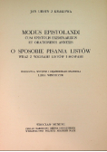 O sposobie Pisania Listów