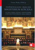 Stopniowalność orzeczeń Magisterium Kościoła