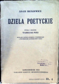 Mickiewicz Dzieła poetyckie 1934 r.