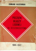 Początki władzy ludowej na Rzeszowszczyźnie