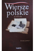 Wiersze polskie do 1918 roku