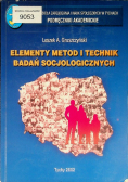 Elementy metod i technik badań socjologicznych