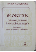 Słownik terminów, zwrotów i sentencji prawniczych